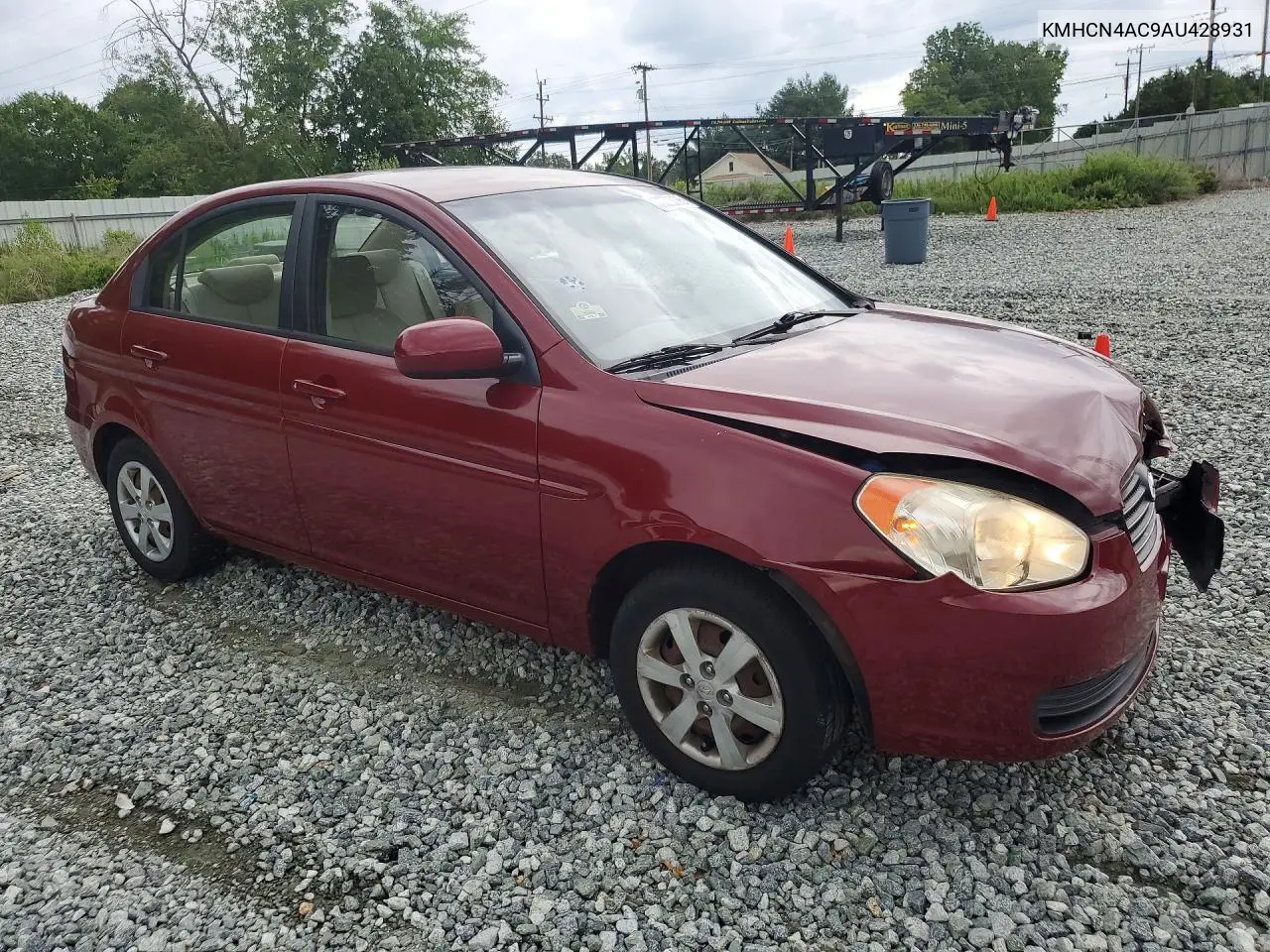 2010 Hyundai Accent Gls VIN: KMHCN4AC9AU428931 Lot: 62288696