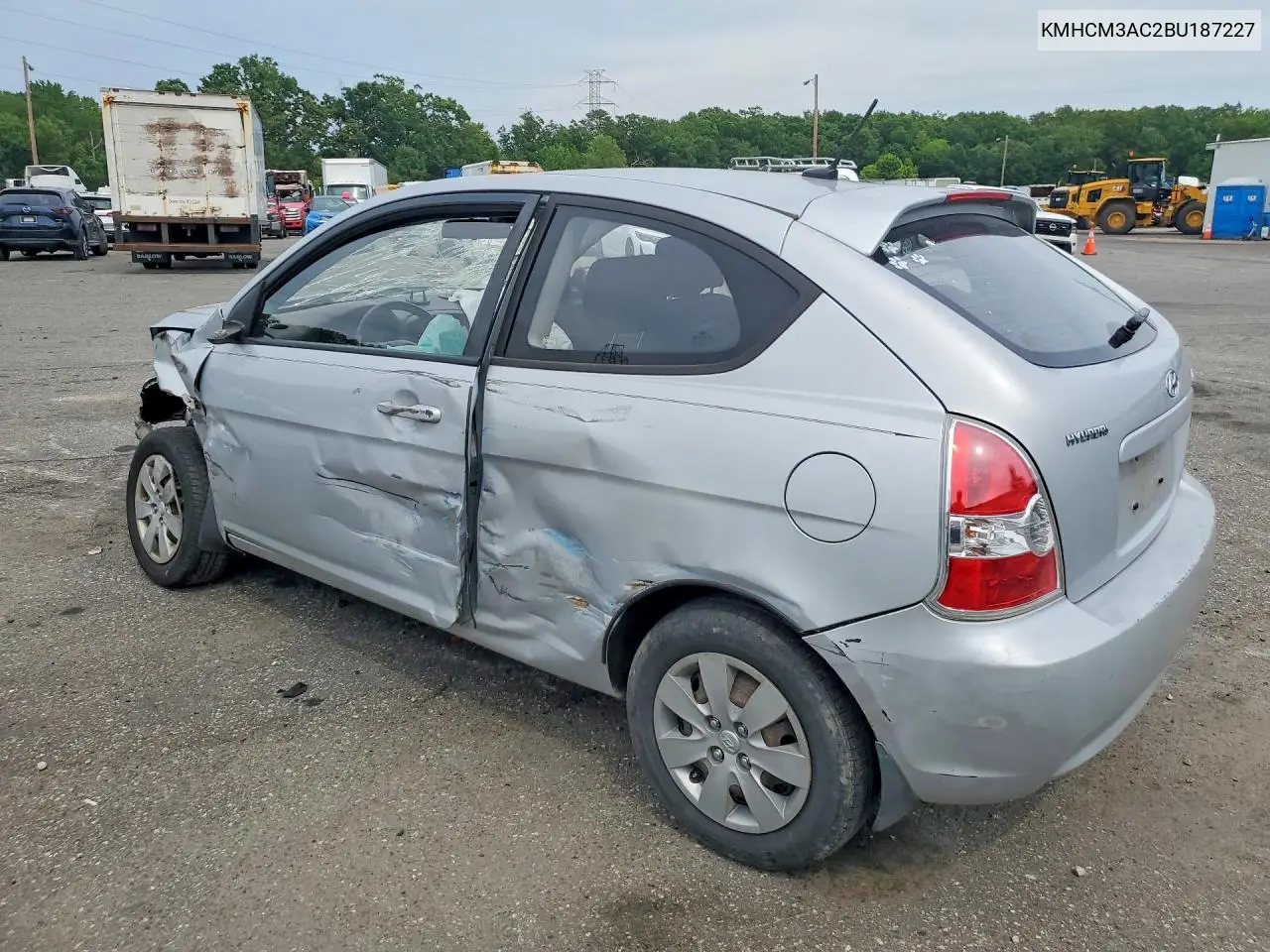 2011 Hyundai Accent Gl VIN: KMHCM3AC2BU187227 Lot: 58878676