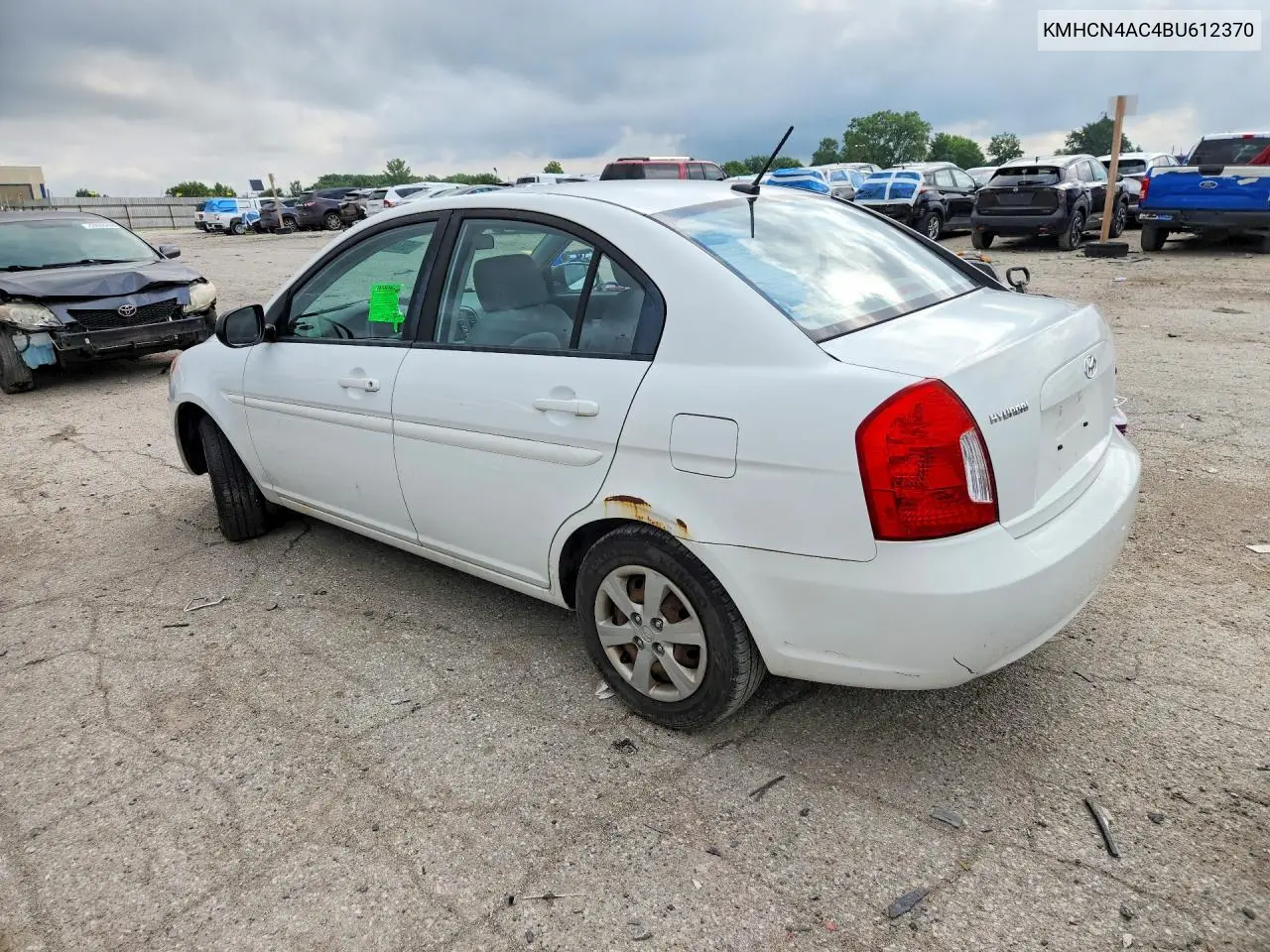 2011 Hyundai Accent Gls VIN: KMHCN4AC4BU612370 Lot: 59385096