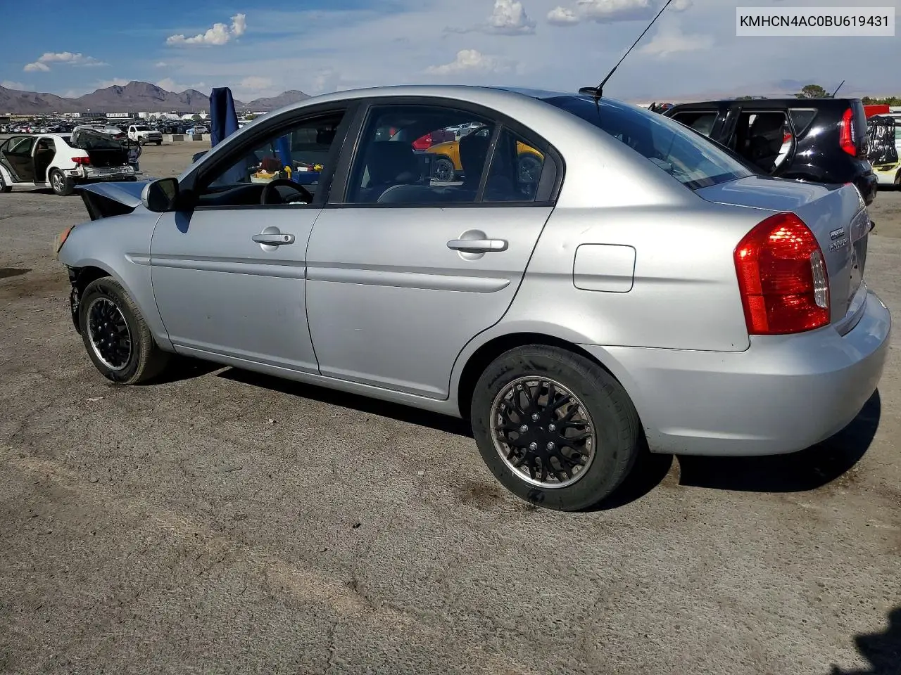 2011 Hyundai Accent Gls VIN: KMHCN4AC0BU619431 Lot: 61061866