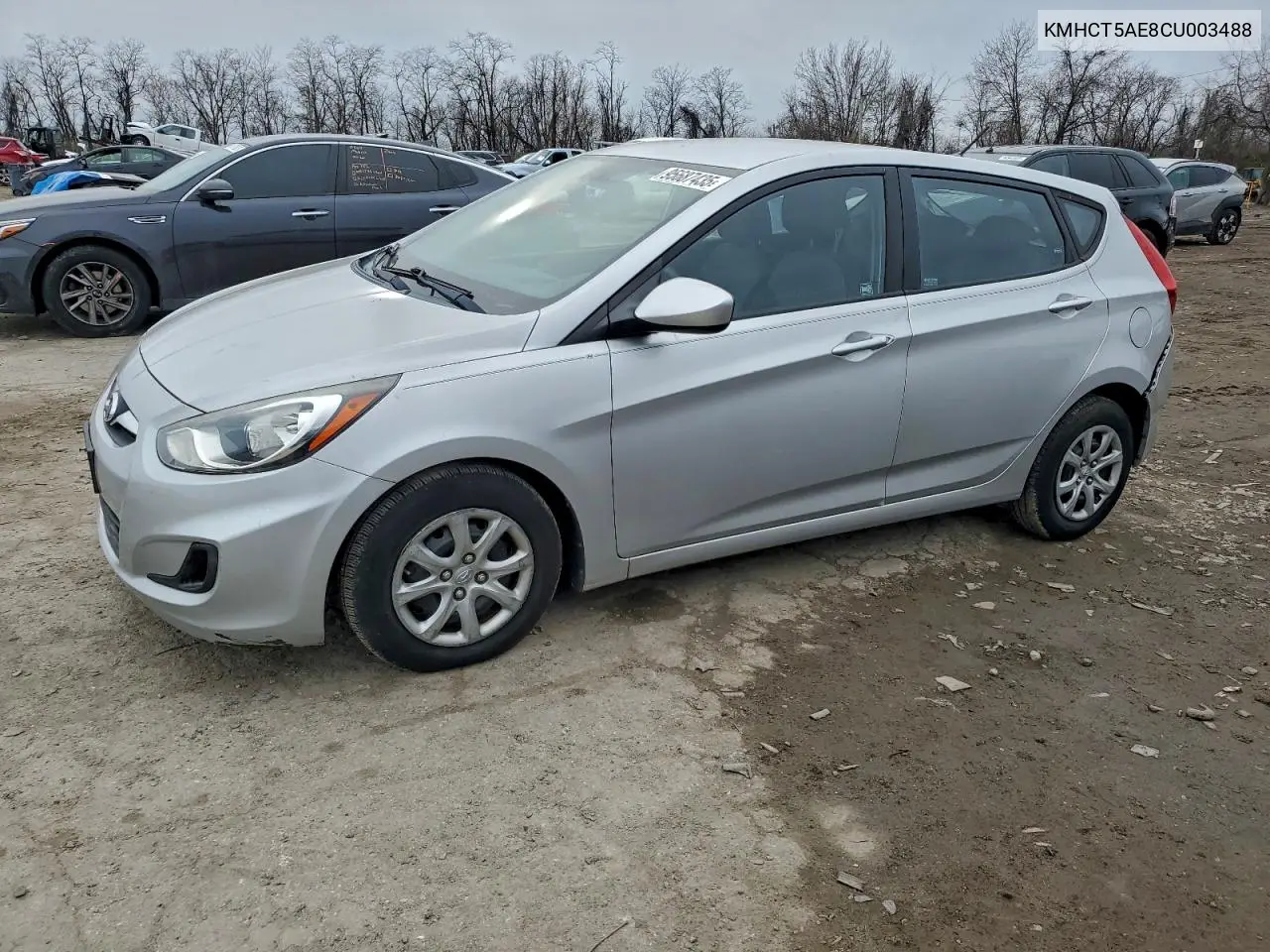 KMHCT5AE8CU003488 2012 Hyundai Accent Gls