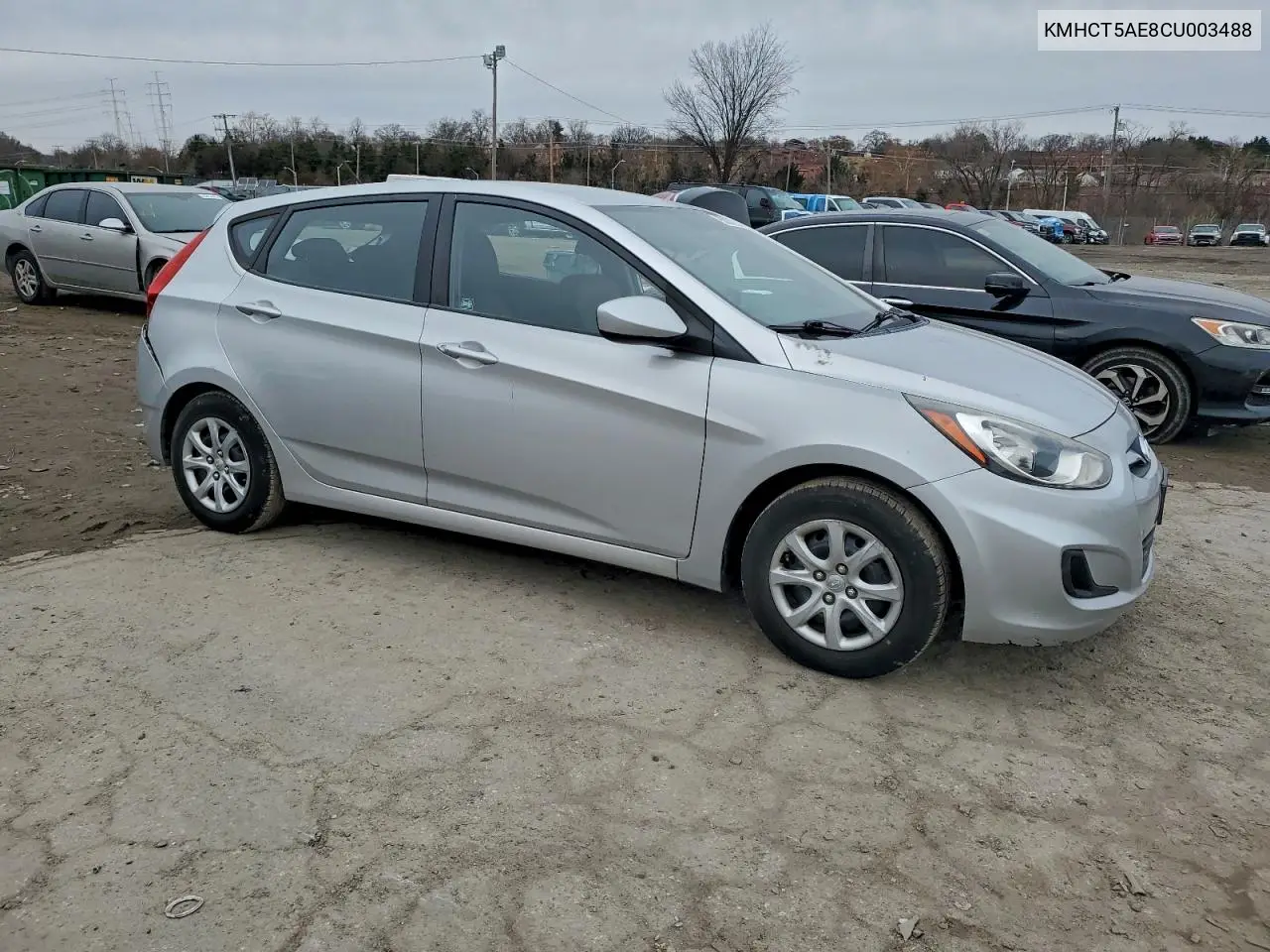KMHCT5AE8CU003488 2012 Hyundai Accent Gls