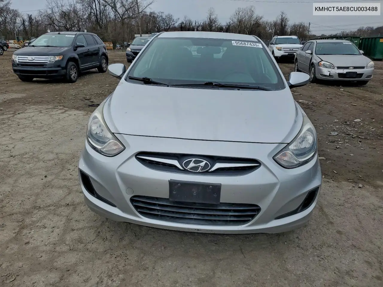 KMHCT5AE8CU003488 2012 Hyundai Accent Gls