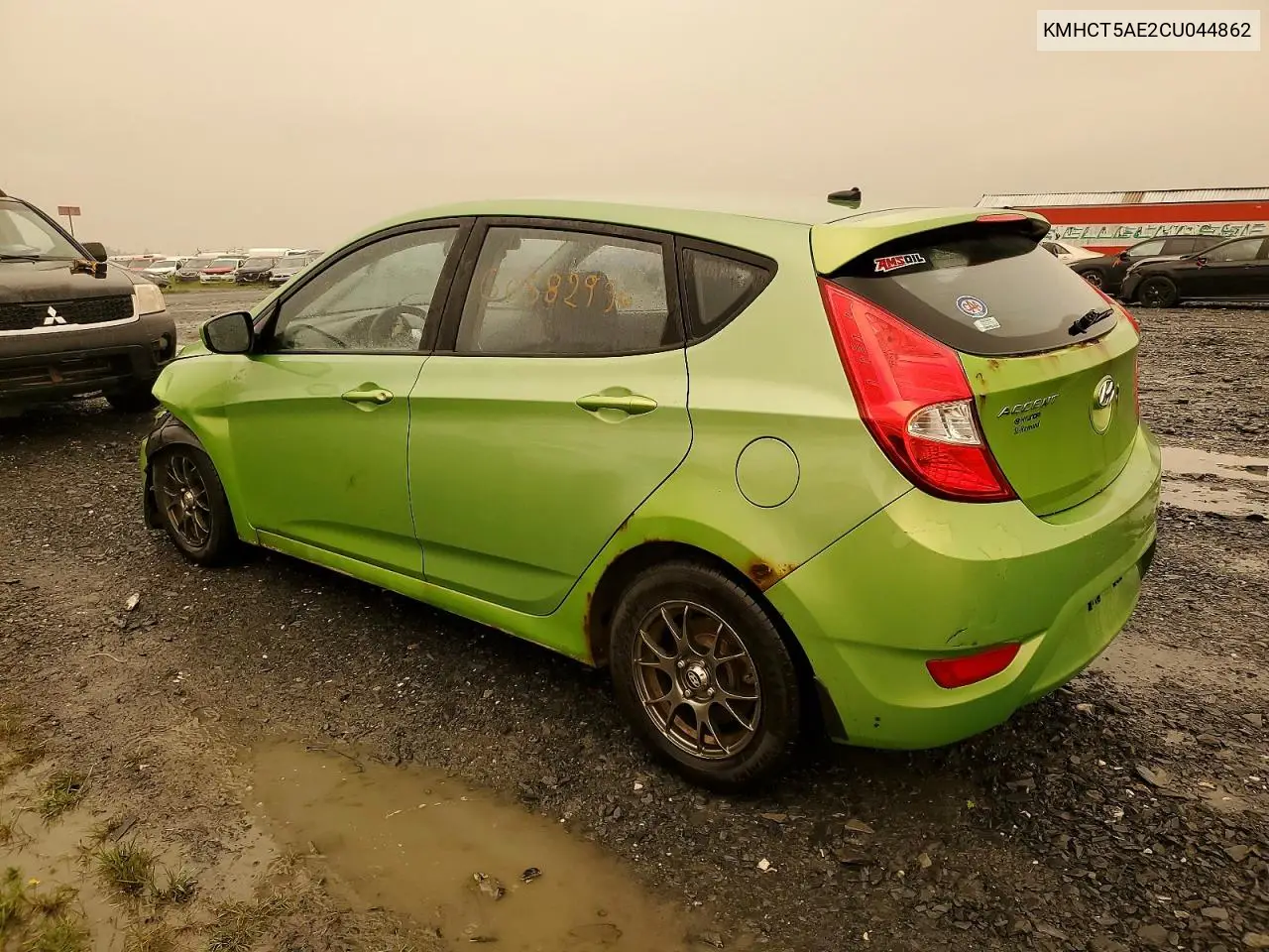 2012 Hyundai Accent Gs VIN: KMHCT5AE2CU044862 Lot: 60582936