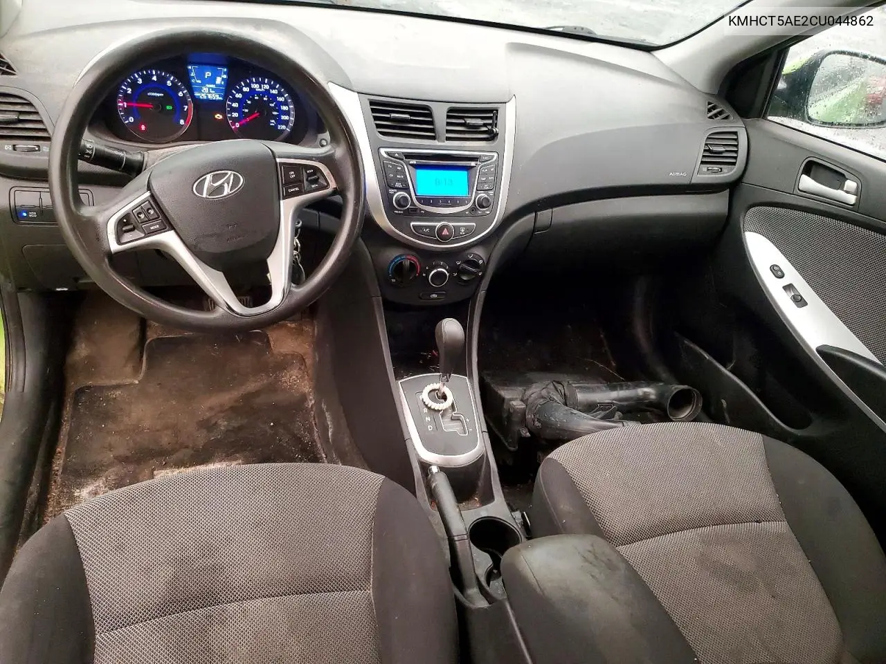 2012 Hyundai Accent Gs VIN: KMHCT5AE2CU044862 Lot: 60582936