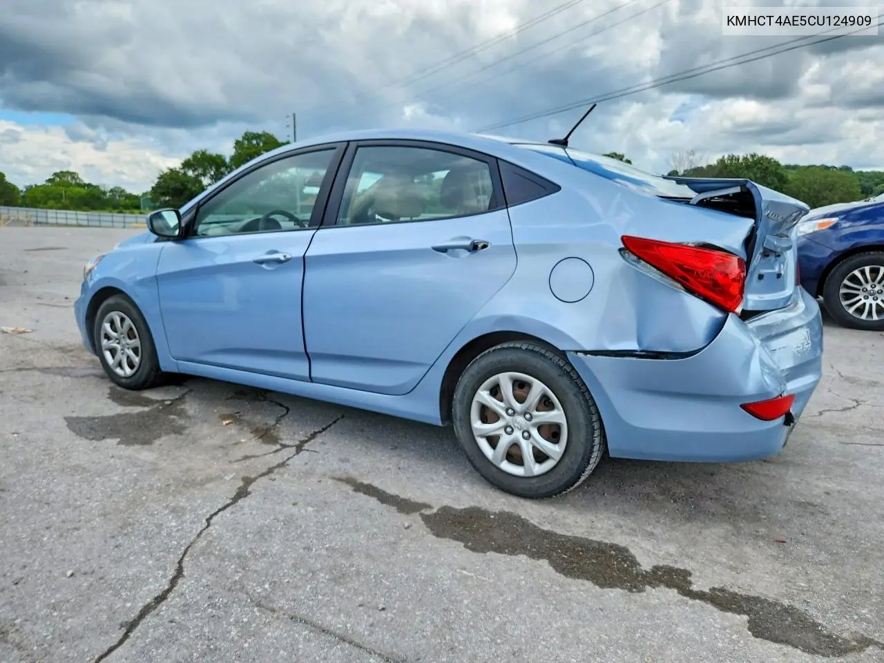 2012 Hyundai Accent Gls VIN: KMHCT4AE5CU124909 Lot: 60704516