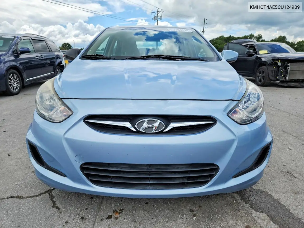 2012 Hyundai Accent Gls VIN: KMHCT4AE5CU124909 Lot: 60704516