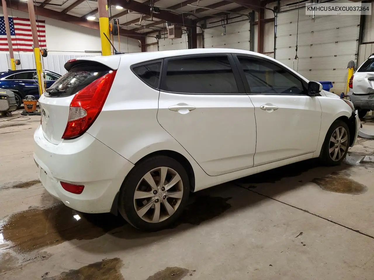 2012 Hyundai Accent Se VIN: KMHCU5AEXCU037364 Lot: 61298326