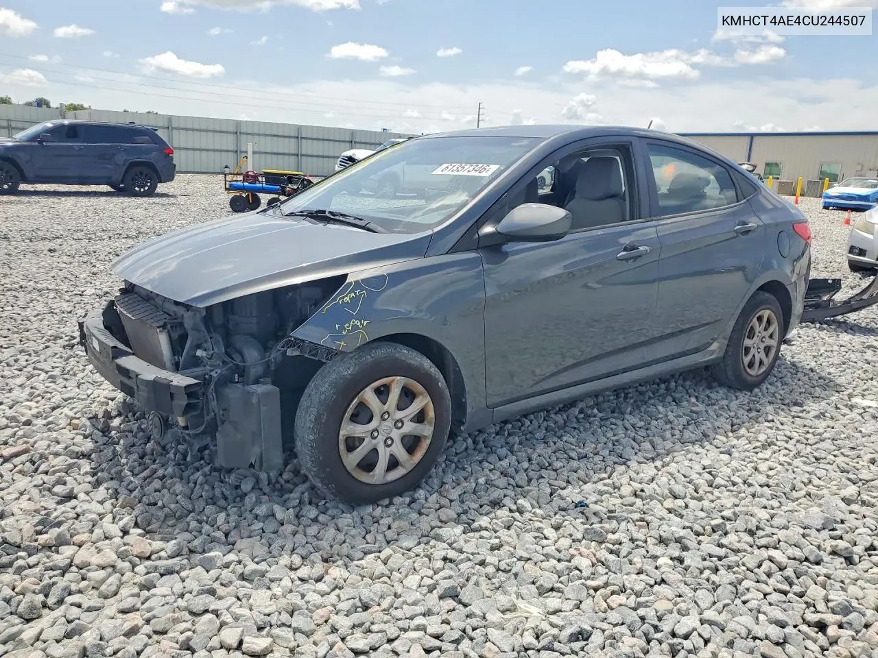 2012 Hyundai Accent Gls VIN: KMHCT4AE4CU244507 Lot: 61357346