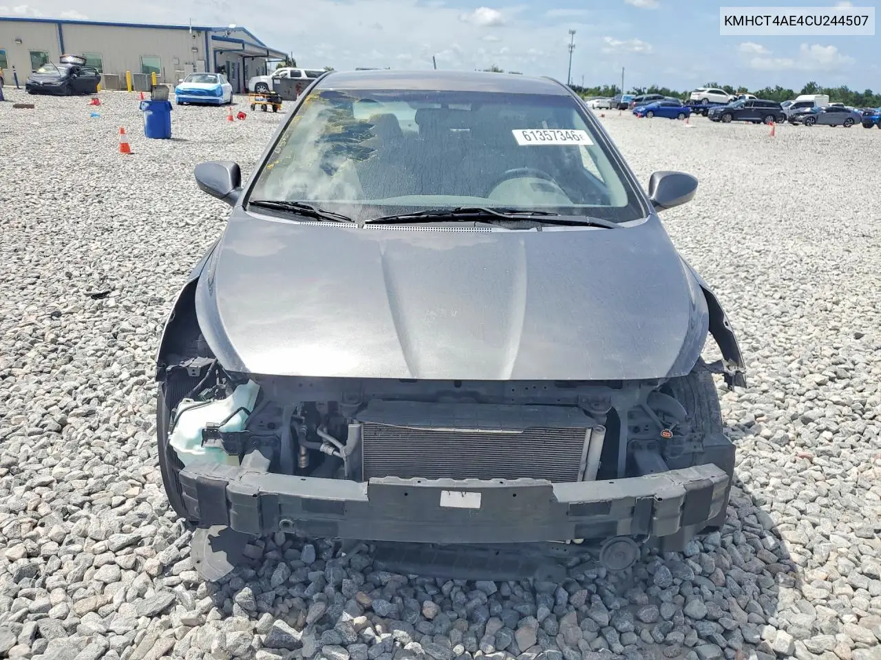 2012 Hyundai Accent Gls VIN: KMHCT4AE4CU244507 Lot: 61357346