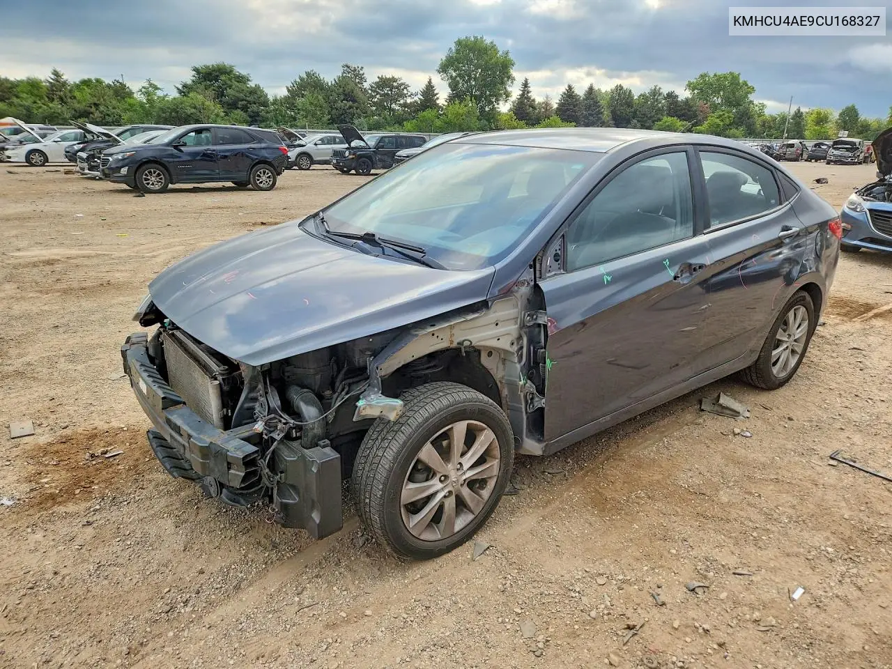 2012 Hyundai Accent Gls VIN: KMHCU4AE9CU168327 Lot: 85628585
