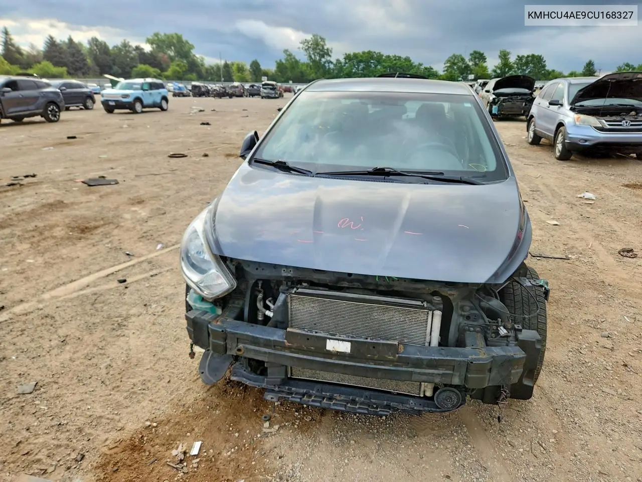 2012 Hyundai Accent Gls VIN: KMHCU4AE9CU168327 Lot: 85628585