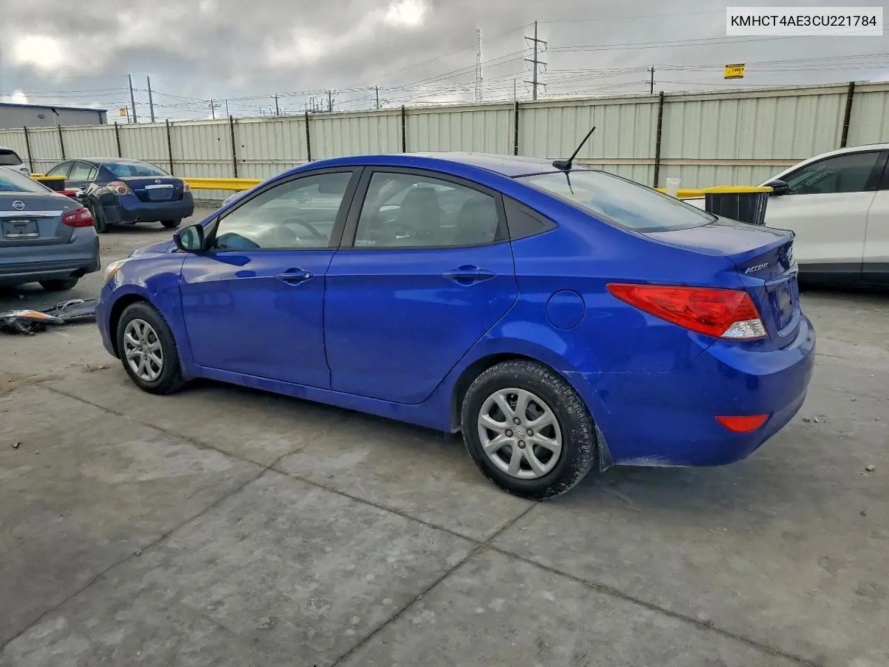 KMHCT4AE3CU221784 2012 Hyundai Accent