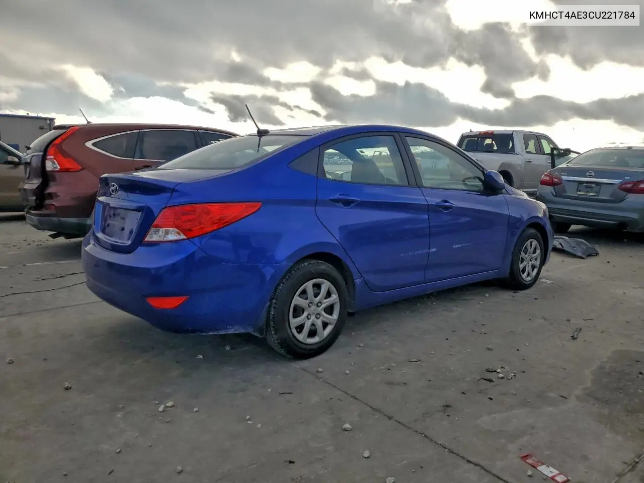 KMHCT4AE3CU221784 2012 Hyundai Accent