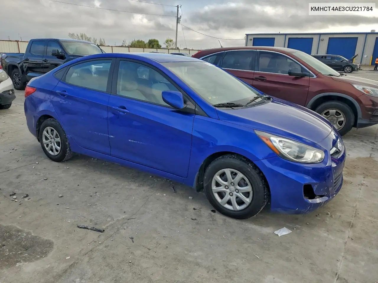 KMHCT4AE3CU221784 2012 Hyundai Accent