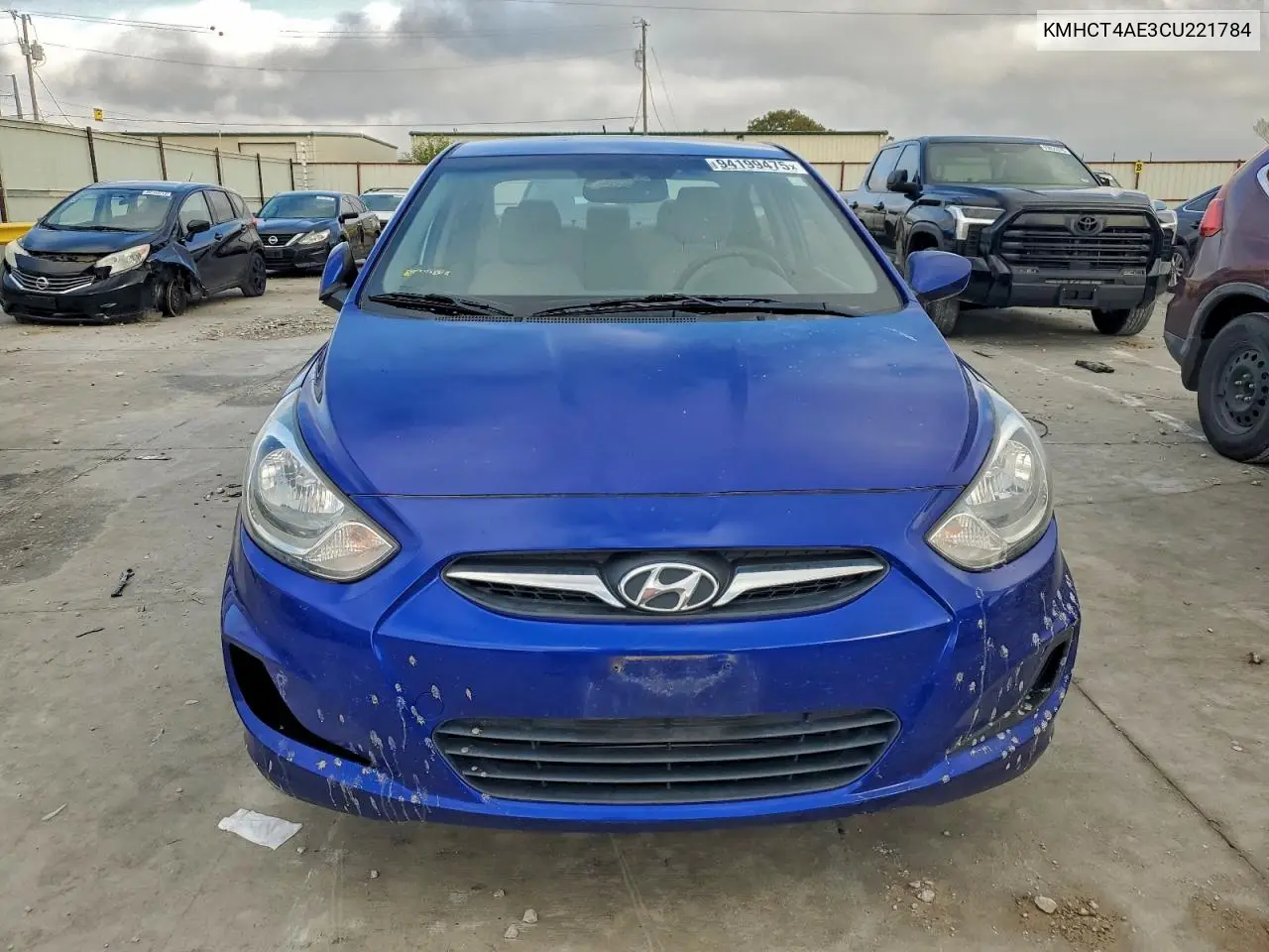 KMHCT4AE3CU221784 2012 Hyundai Accent