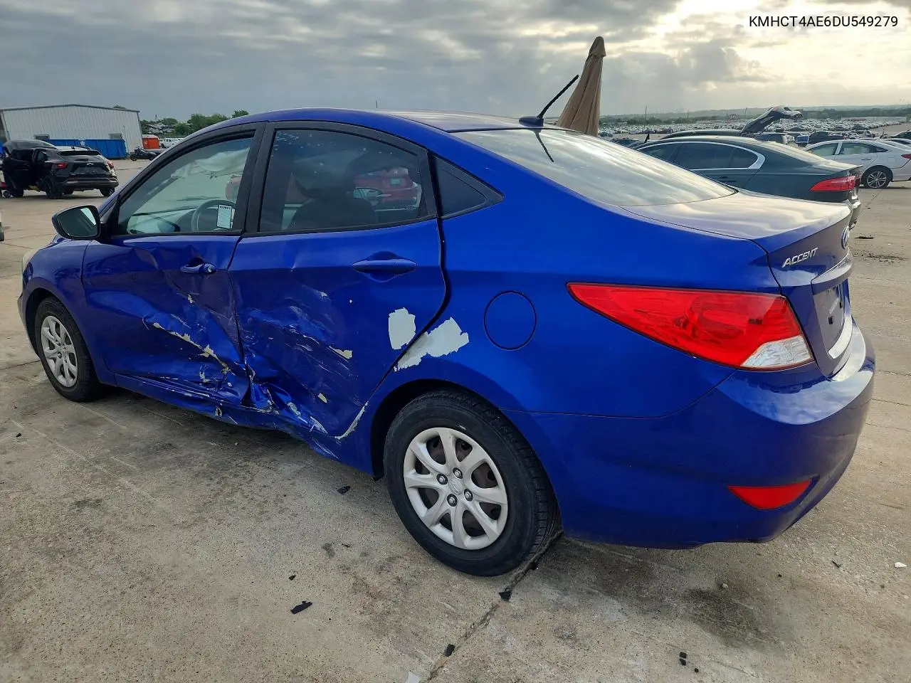 2013 Hyundai Accent Gls VIN: KMHCT4AE6DU549279 Lot: 56690386