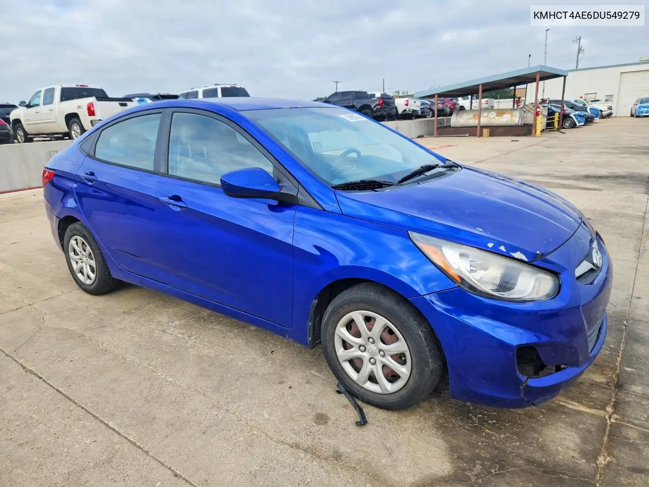 2013 Hyundai Accent Gls VIN: KMHCT4AE6DU549279 Lot: 56690386