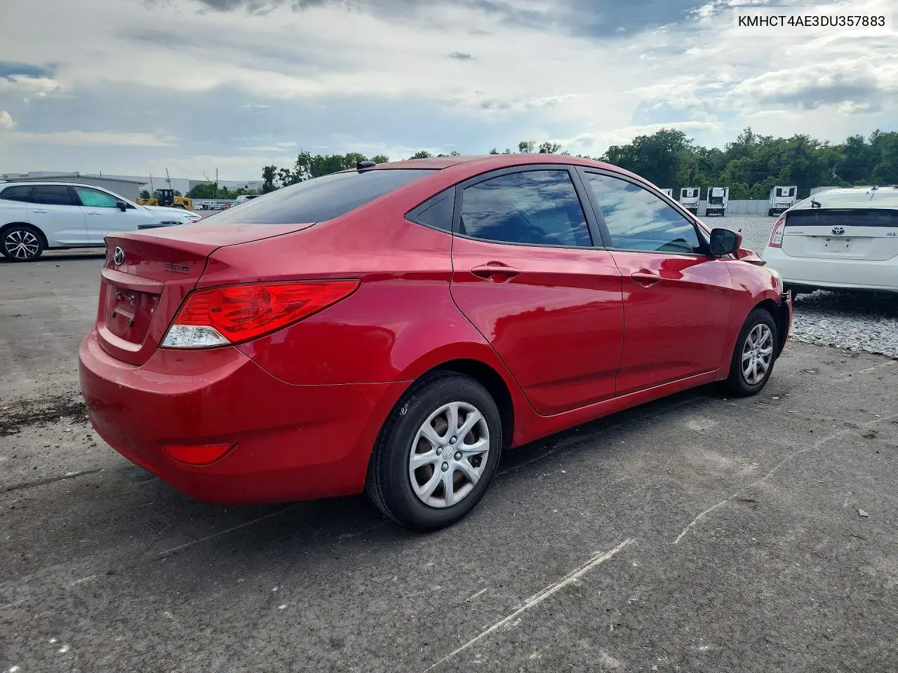 2013 Hyundai Accent Gls VIN: KMHCT4AE3DU357883 Lot: 56927526
