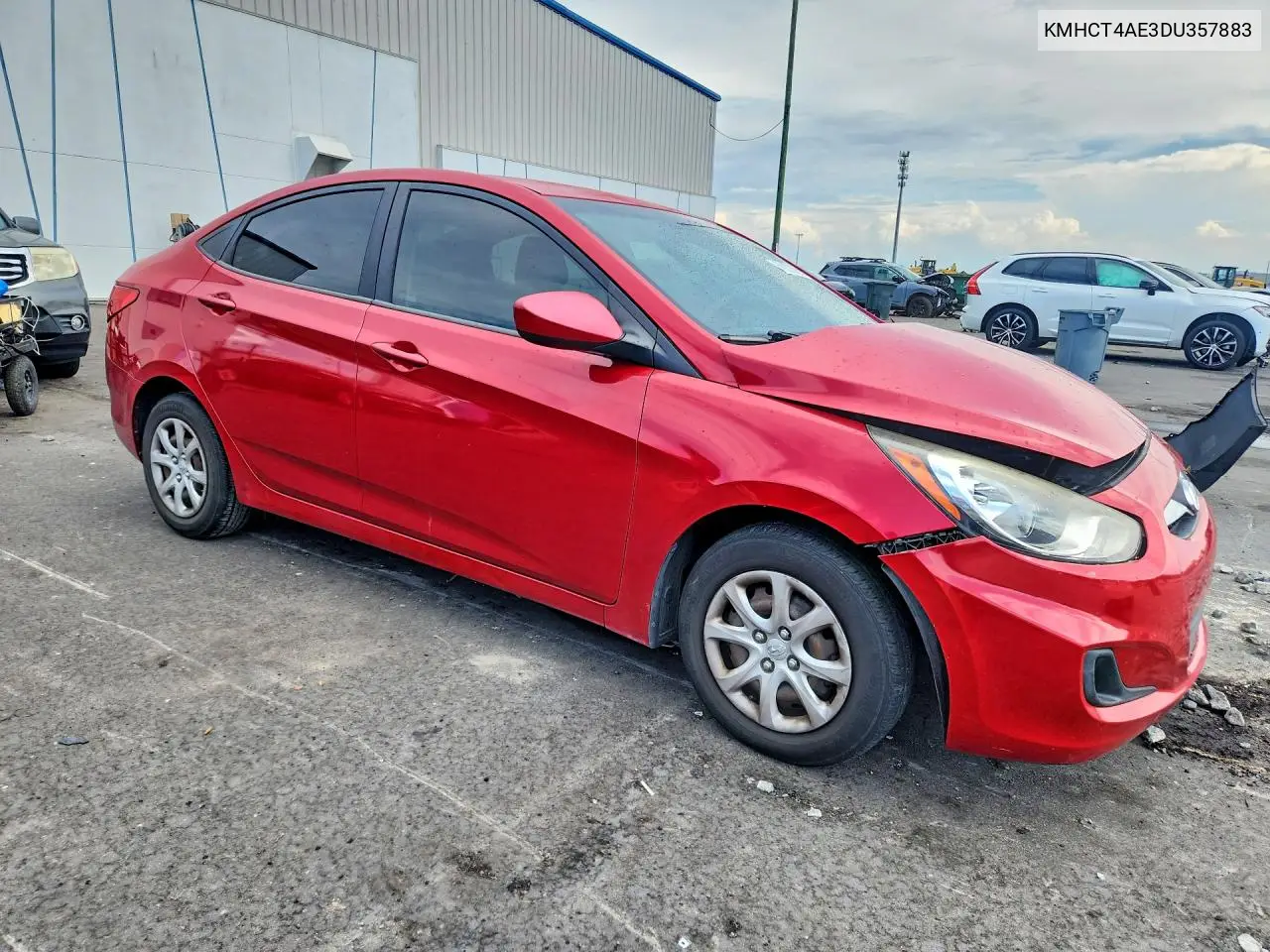 2013 Hyundai Accent Gls VIN: KMHCT4AE3DU357883 Lot: 56927526