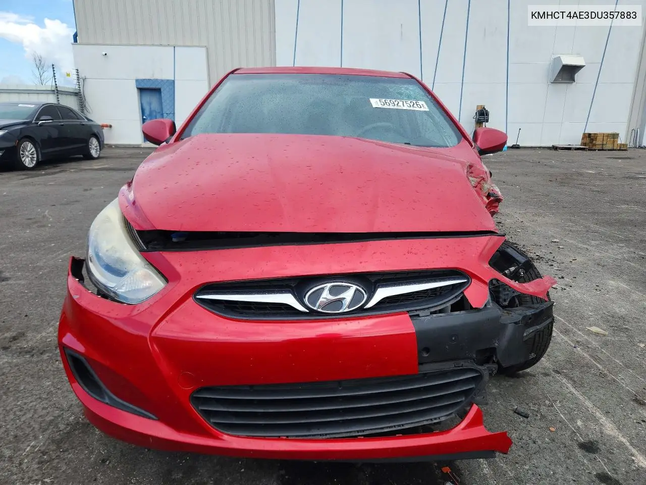 2013 Hyundai Accent Gls VIN: KMHCT4AE3DU357883 Lot: 56927526