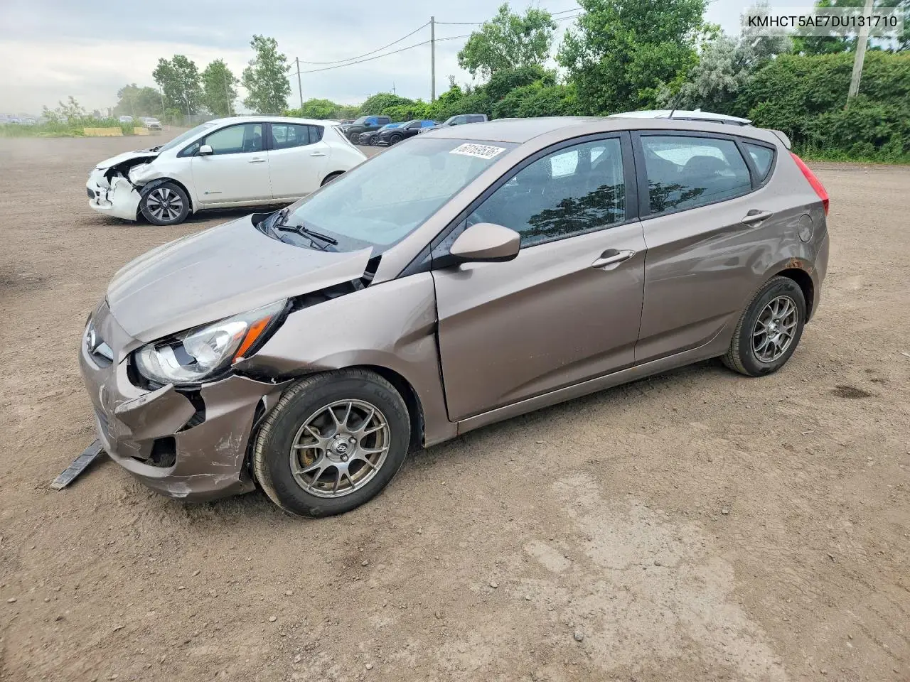 2013 Hyundai Accent Gs VIN: KMHCT5AE7DU131710 Lot: 60169536