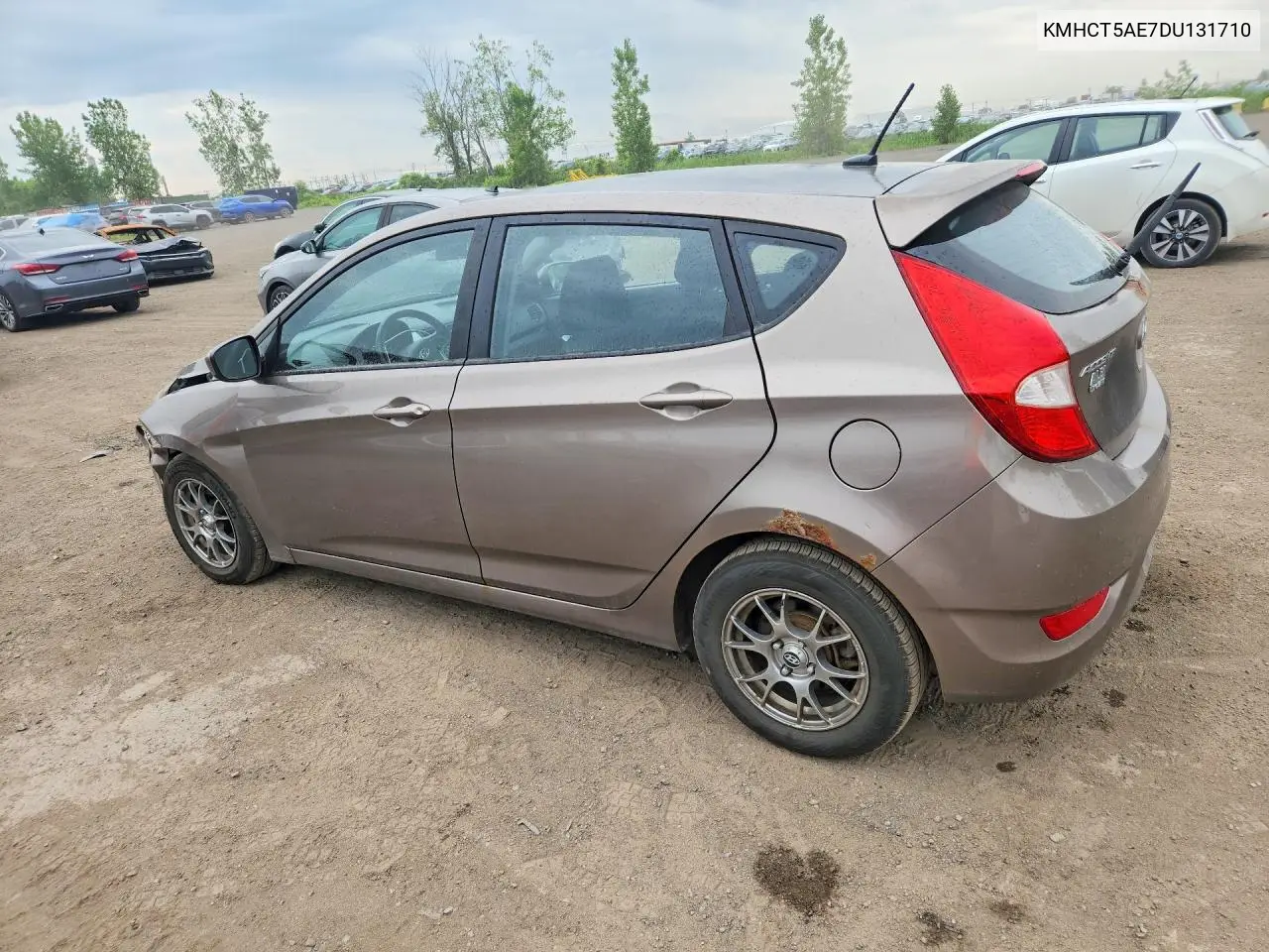 2013 Hyundai Accent Gs VIN: KMHCT5AE7DU131710 Lot: 60169536