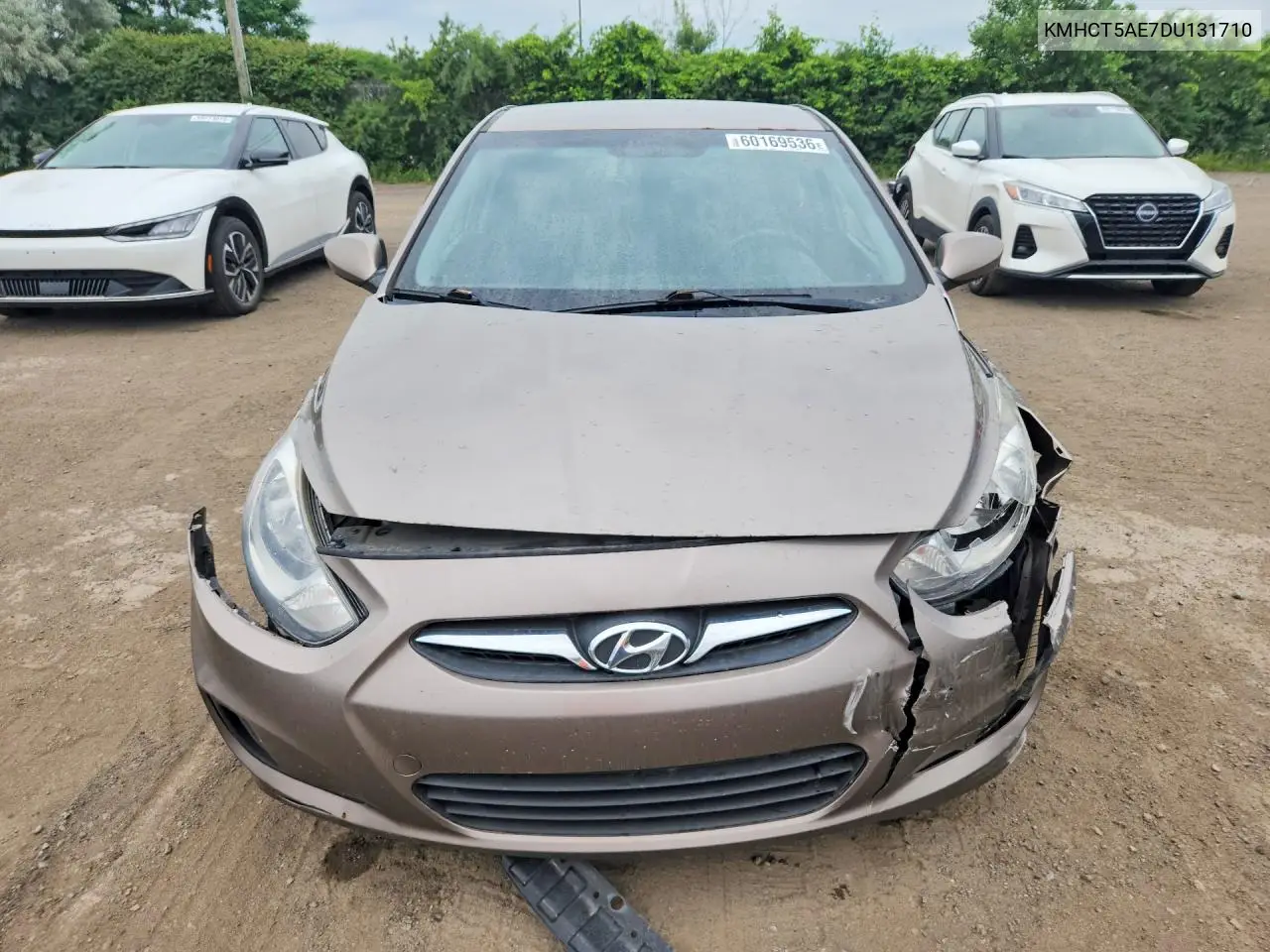 2013 Hyundai Accent Gs VIN: KMHCT5AE7DU131710 Lot: 60169536