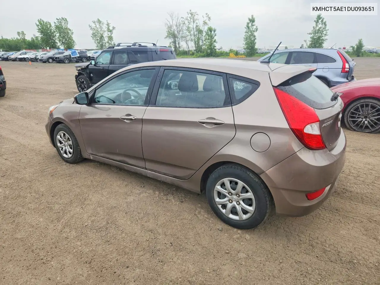 2013 Hyundai Accent Gs VIN: KMHCT5AE1DU093651 Lot: 60480206