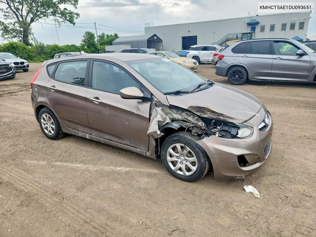 2013 Hyundai Accent Gs VIN: KMHCT5AE1DU093651 Lot: 60480206