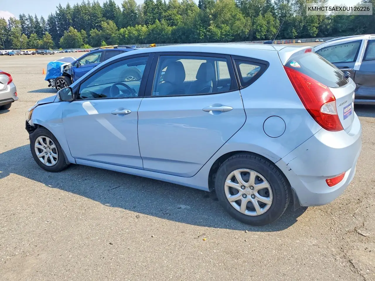 2013 Hyundai Accent Gs VIN: KMHCT5AEXDU126226 Lot: 60590946