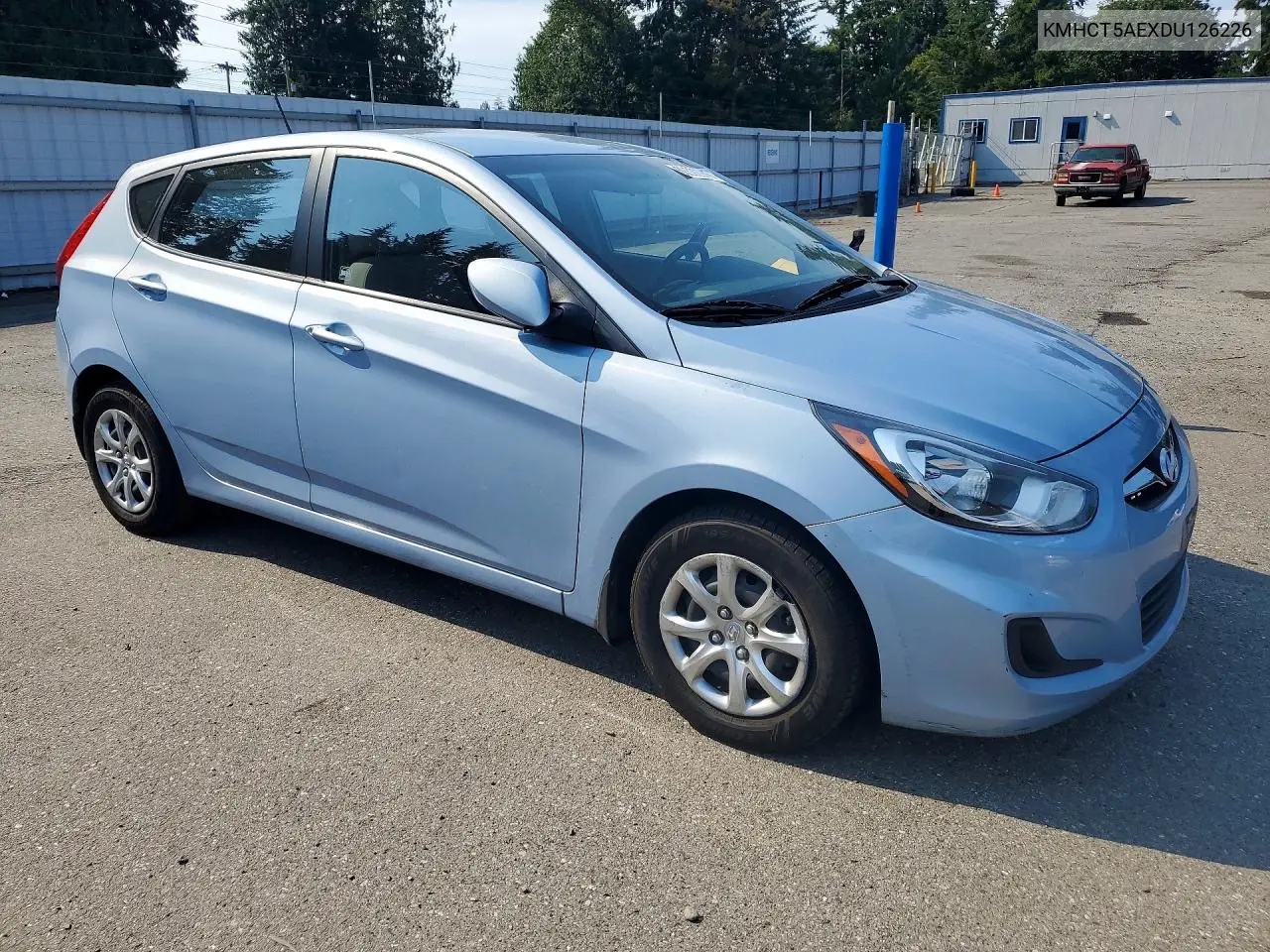 2013 Hyundai Accent Gs VIN: KMHCT5AEXDU126226 Lot: 60590946