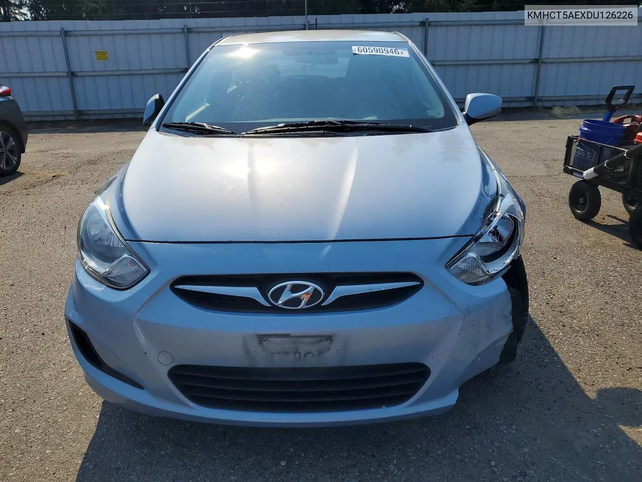 2013 Hyundai Accent Gs VIN: KMHCT5AEXDU126226 Lot: 60590946