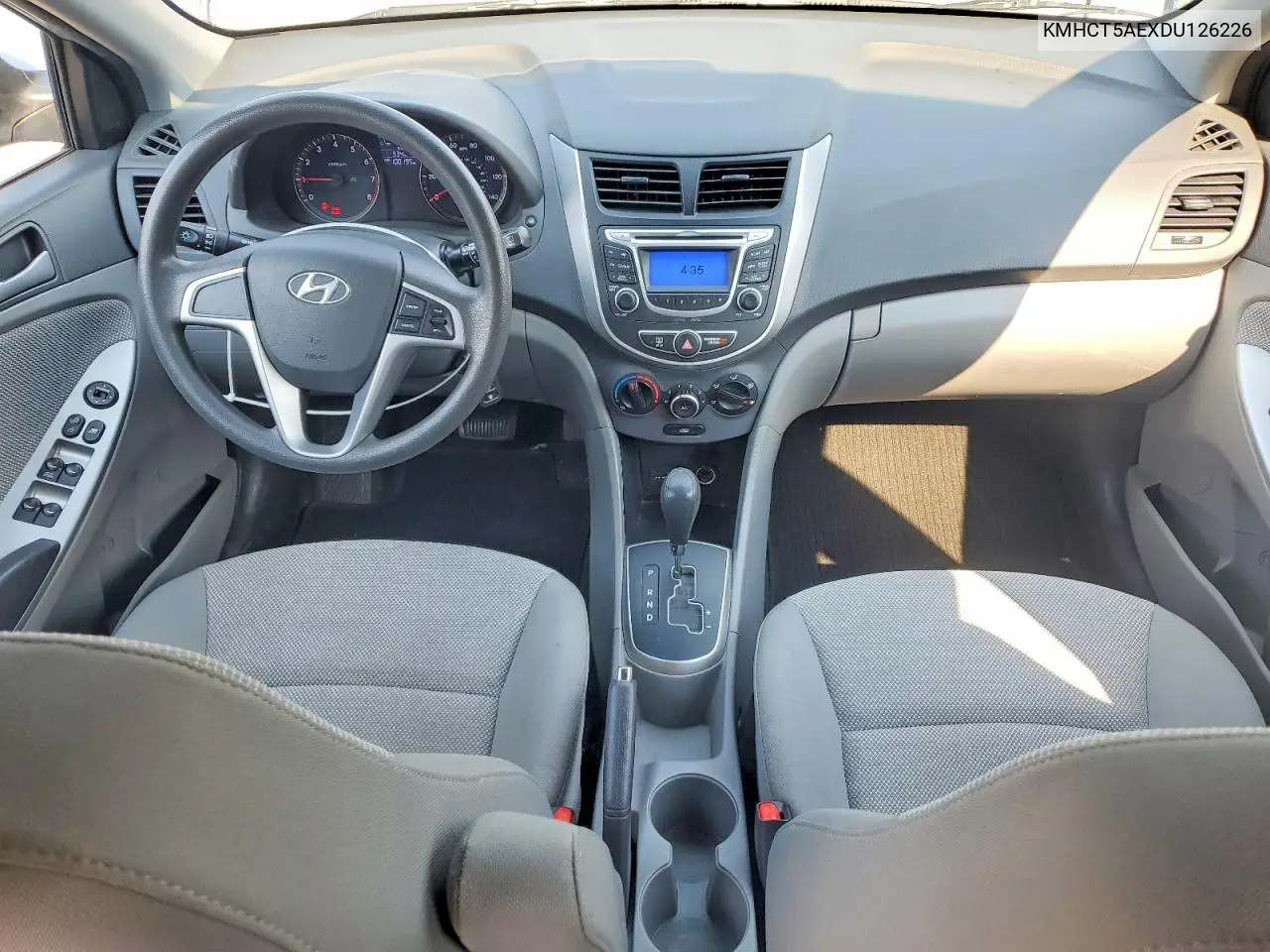 2013 Hyundai Accent Gs VIN: KMHCT5AEXDU126226 Lot: 60590946