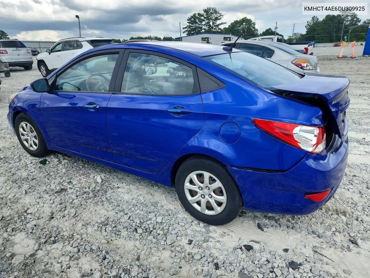2013 Hyundai Accent Gls VIN: KMHCT4AE6DU309925 Lot: 60606616