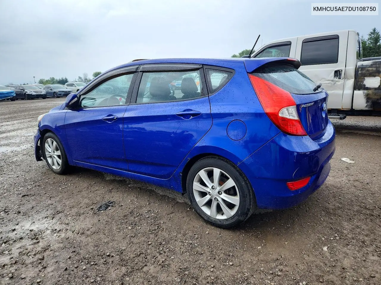 2013 Hyundai Accent Se VIN: KMHCU5AE7DU108750 Lot: 60682366