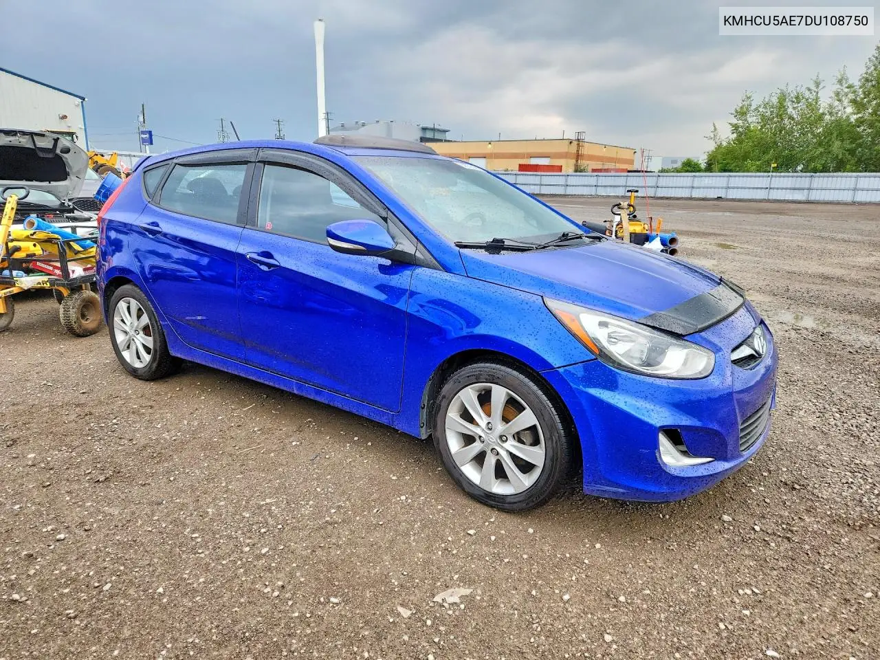 2013 Hyundai Accent Se VIN: KMHCU5AE7DU108750 Lot: 60682366