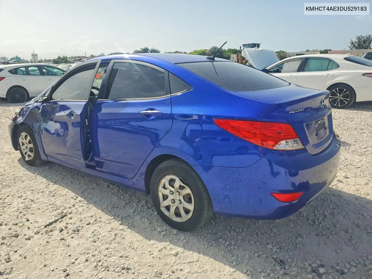 2013 Hyundai Accent Gls VIN: KMHCT4AE3DU529183 Lot: 60872796