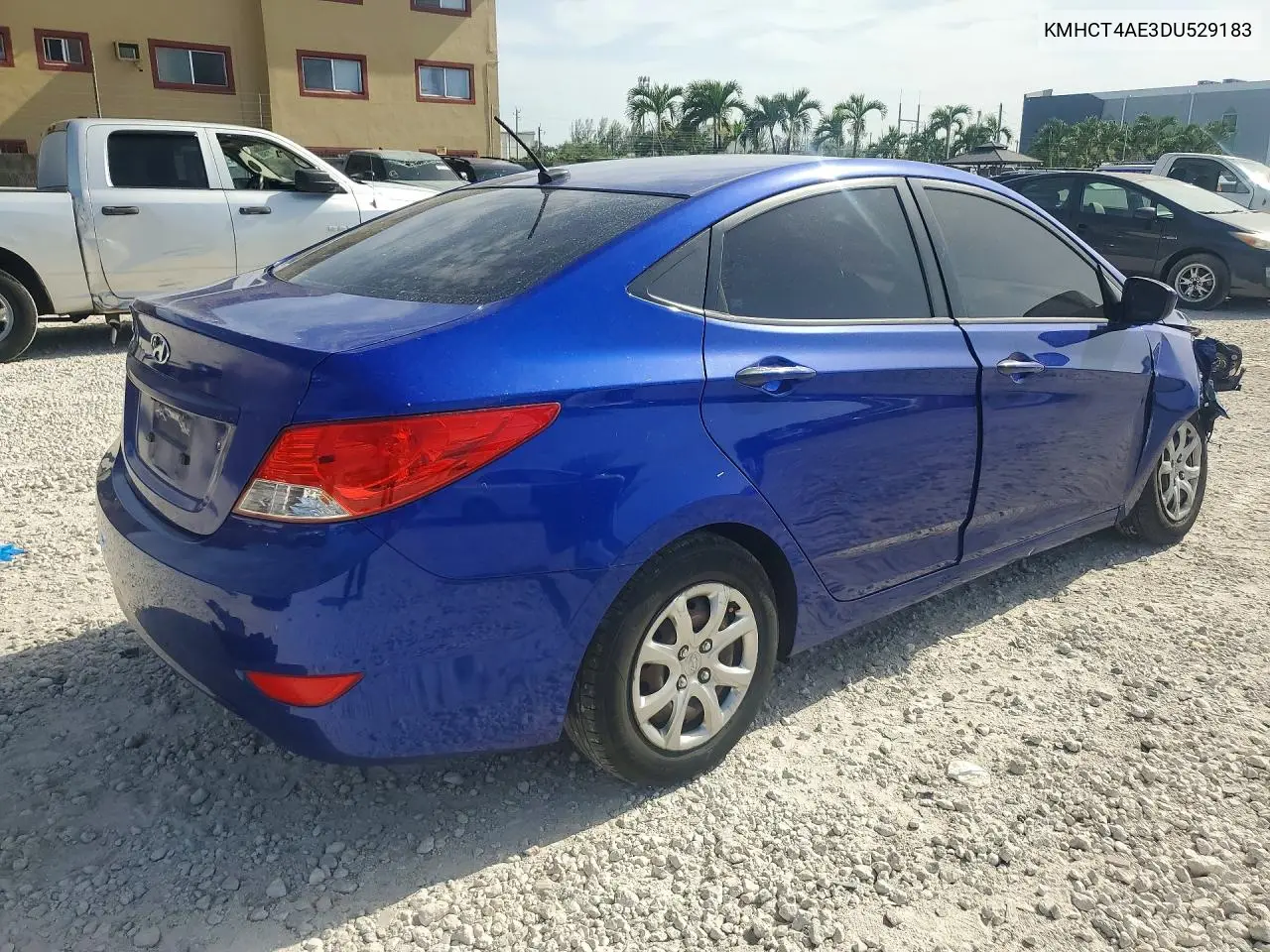 2013 Hyundai Accent Gls VIN: KMHCT4AE3DU529183 Lot: 60872796