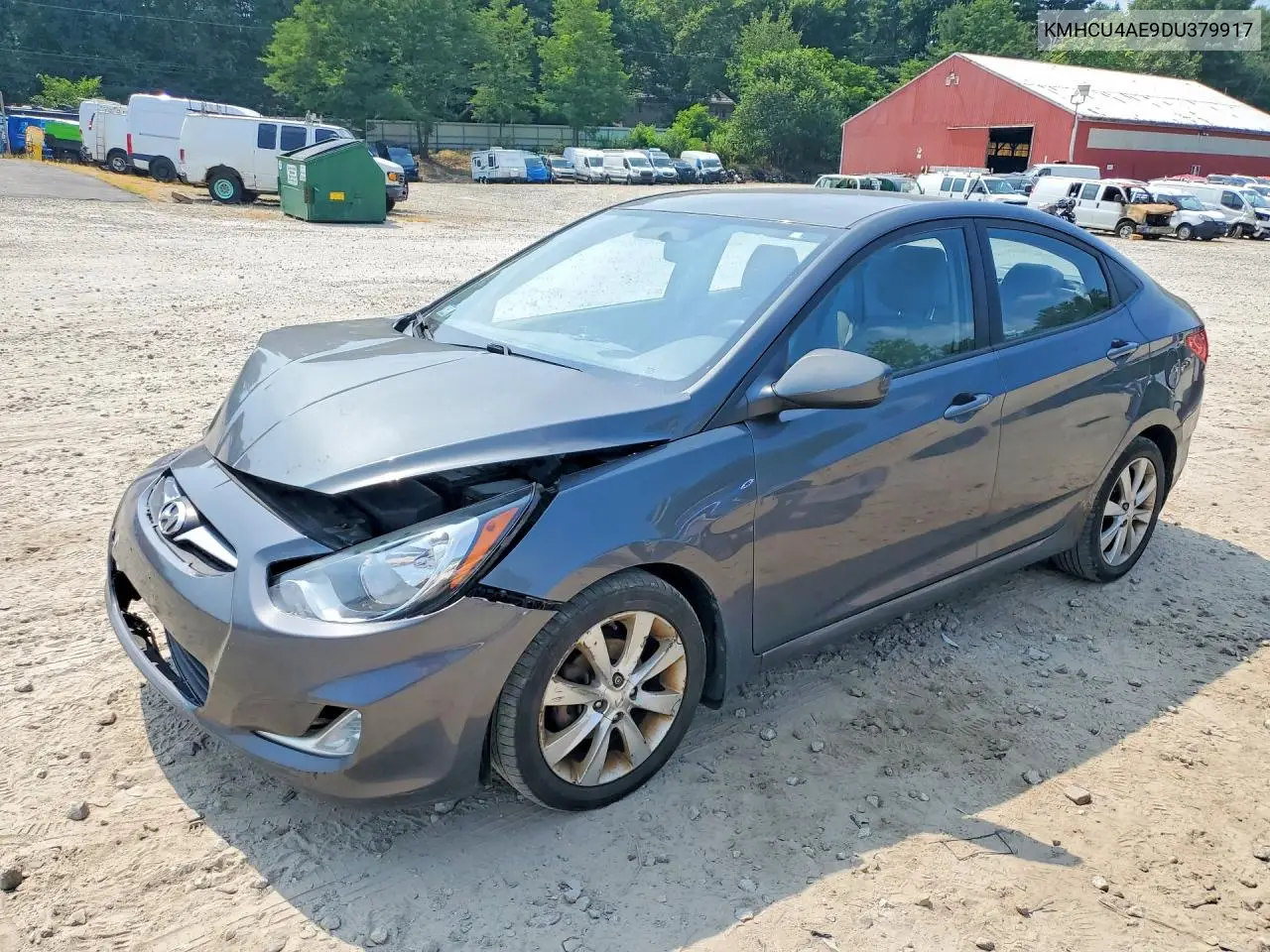 2013 Hyundai Accent Gls VIN: KMHCU4AE9DU379917 Lot: 61431946