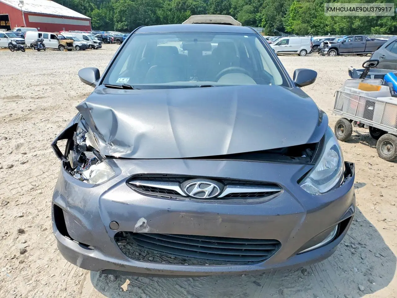 2013 Hyundai Accent Gls VIN: KMHCU4AE9DU379917 Lot: 61431946