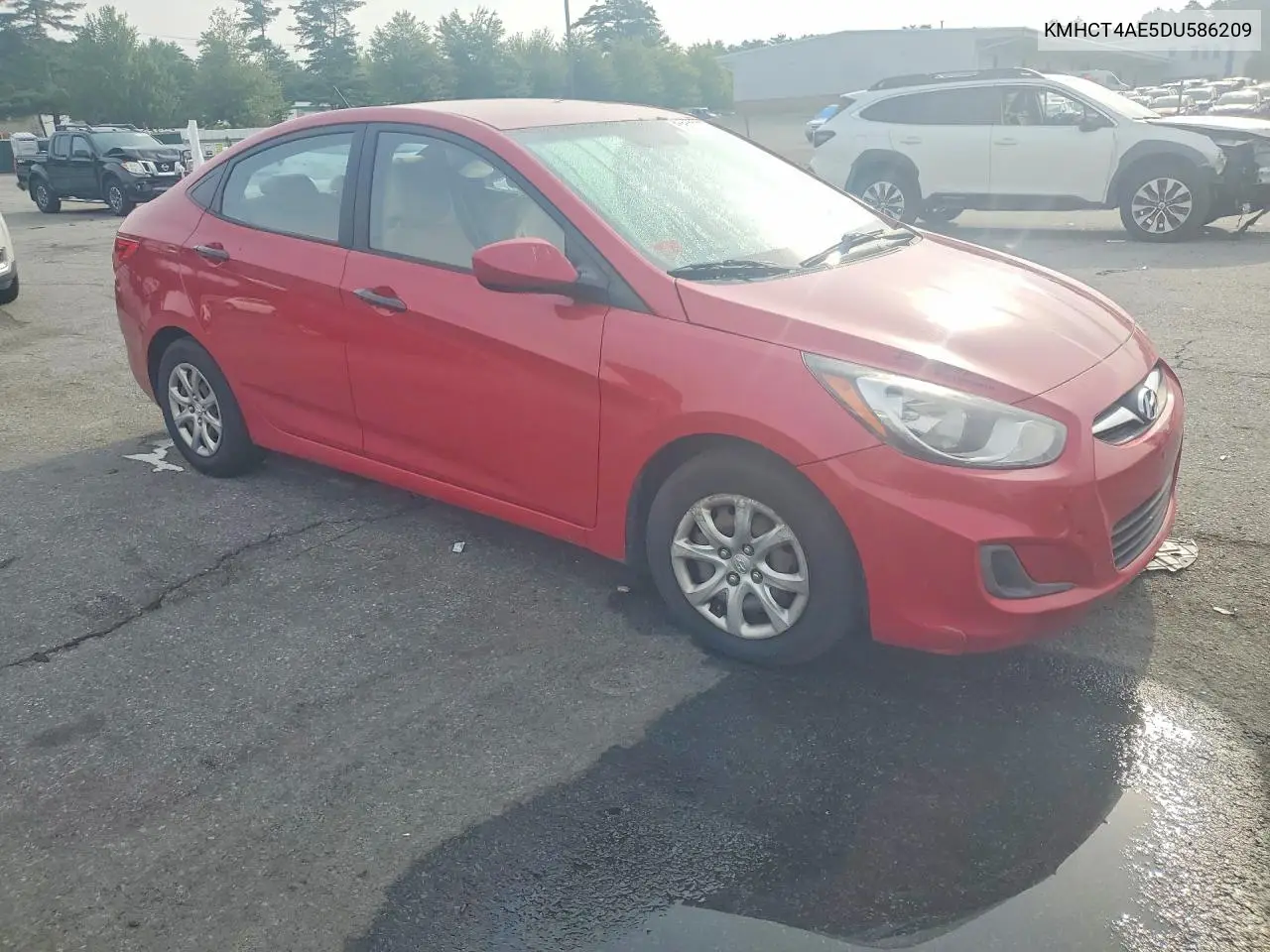 2013 Hyundai Accent Gls VIN: KMHCT4AE5DU586209 Lot: 61510326