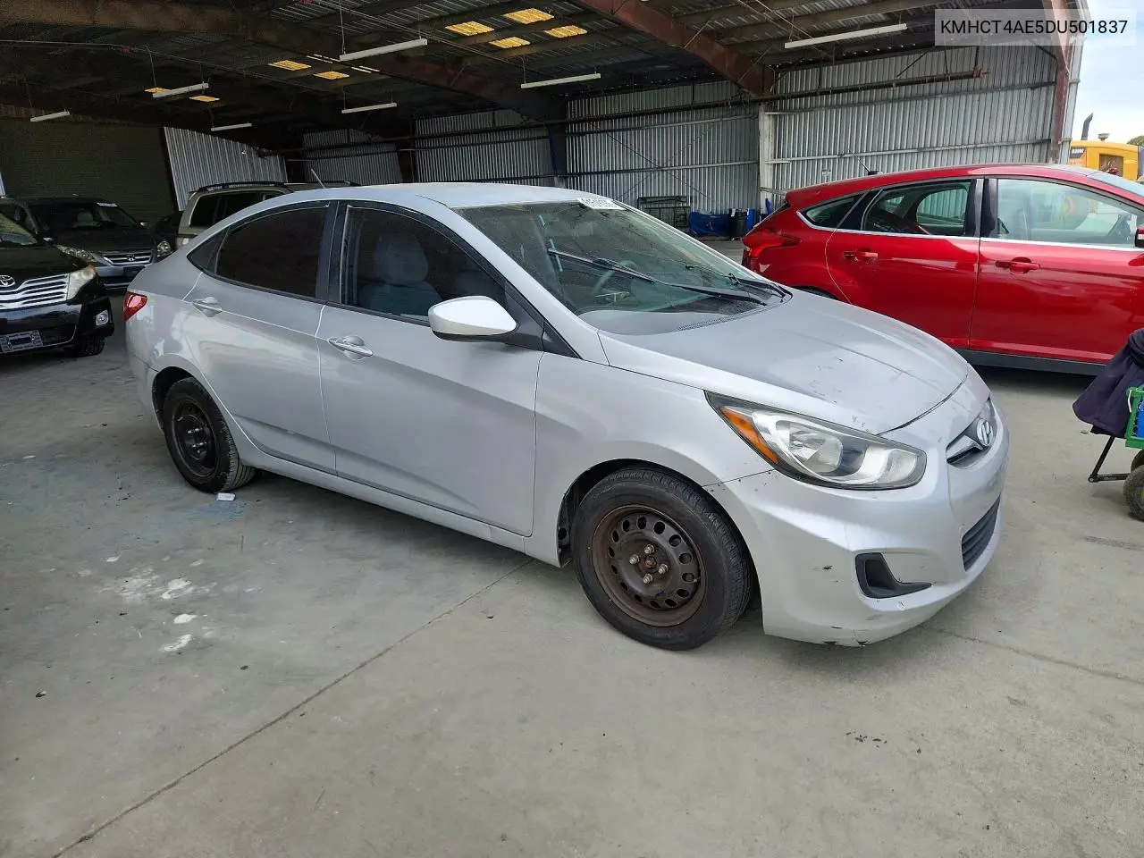 2013 Hyundai Accent Gls VIN: KMHCT4AE5DU501837 Lot: 61518366