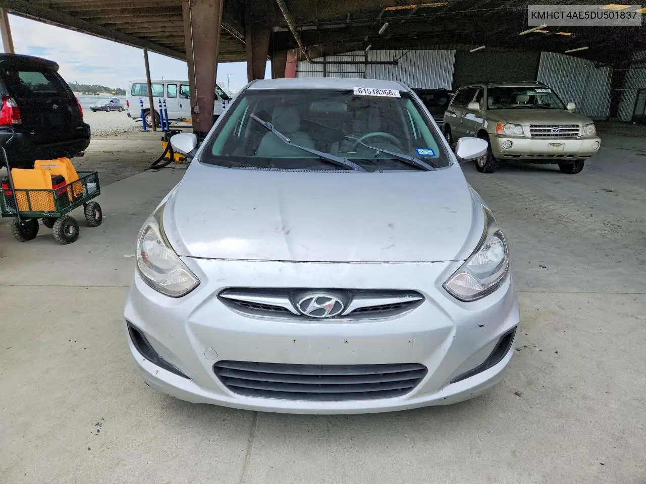 2013 Hyundai Accent Gls VIN: KMHCT4AE5DU501837 Lot: 61518366
