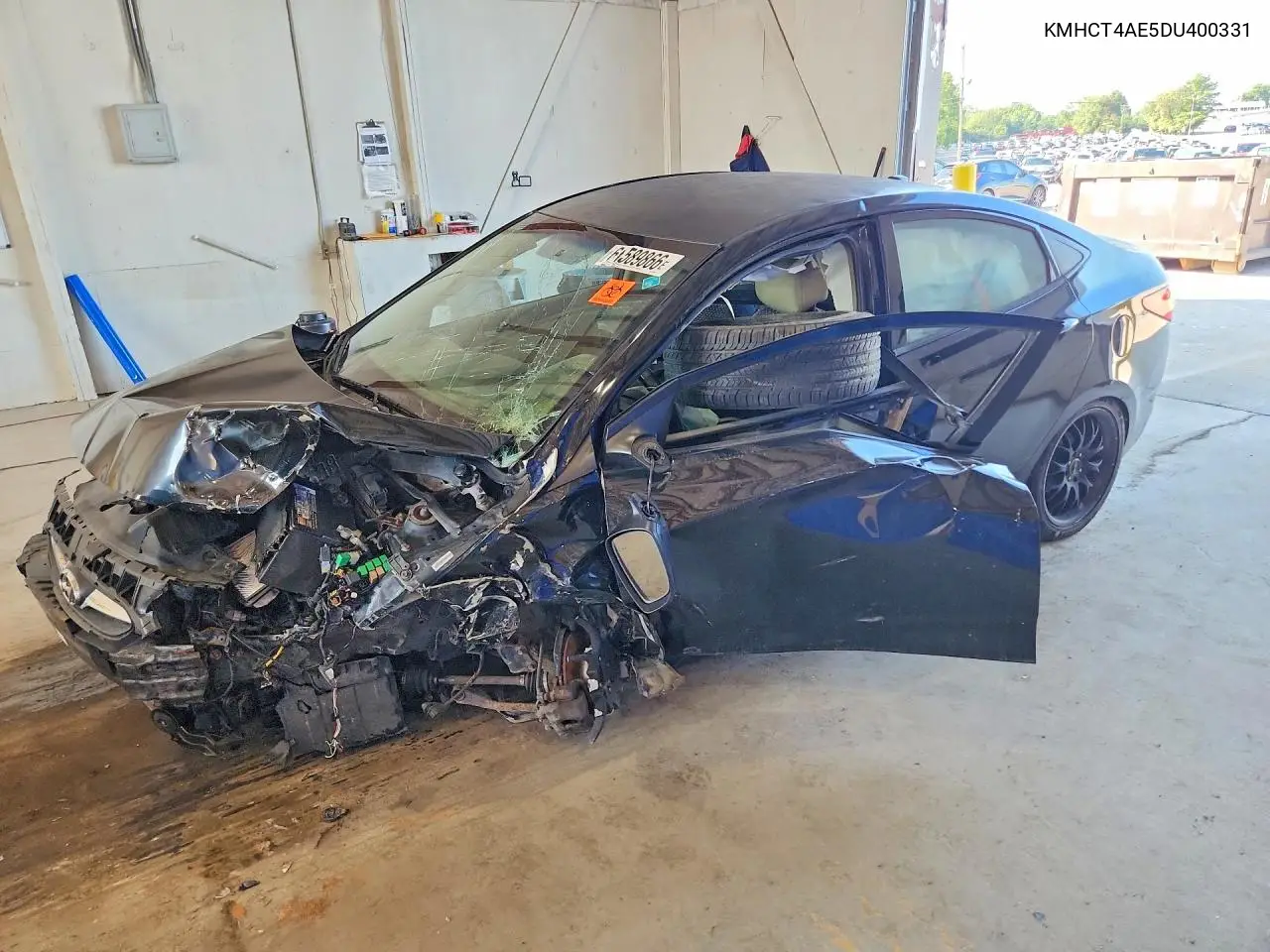 2013 Hyundai Accent Gls VIN: KMHCT4AE5DU400331 Lot: 61589866