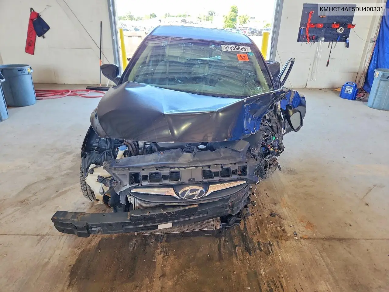 2013 Hyundai Accent Gls VIN: KMHCT4AE5DU400331 Lot: 61589866