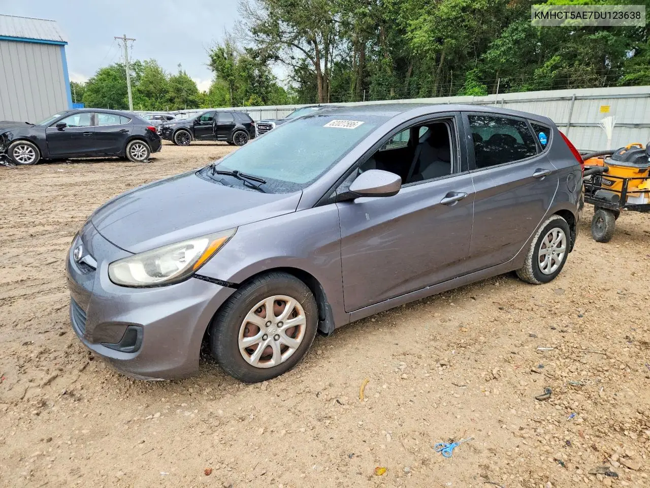 2013 Hyundai Accent Gs VIN: KMHCT5AE7DU123638 Lot: 62027586