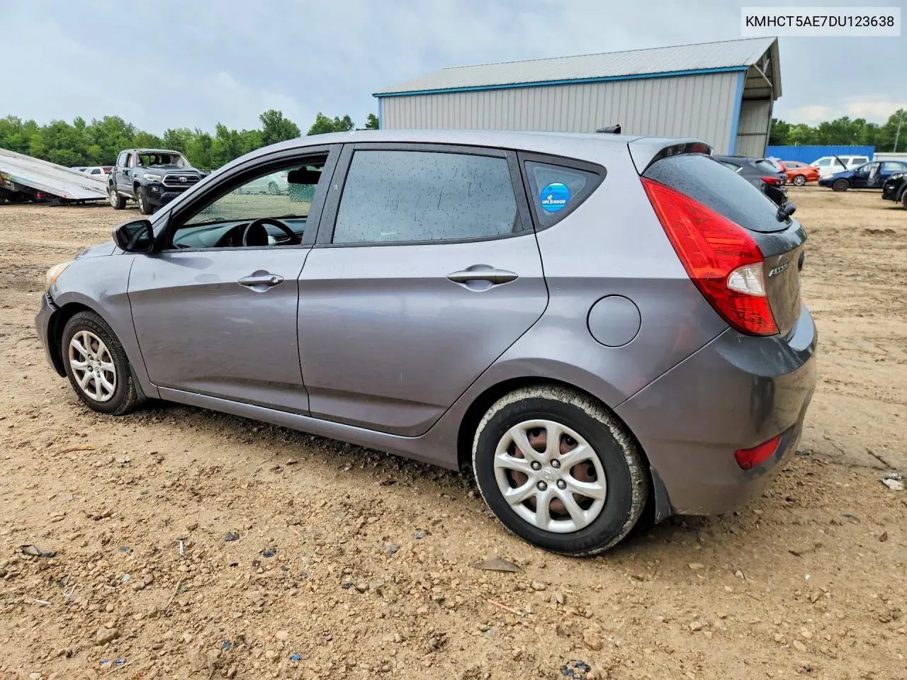 2013 Hyundai Accent Gs VIN: KMHCT5AE7DU123638 Lot: 62027586
