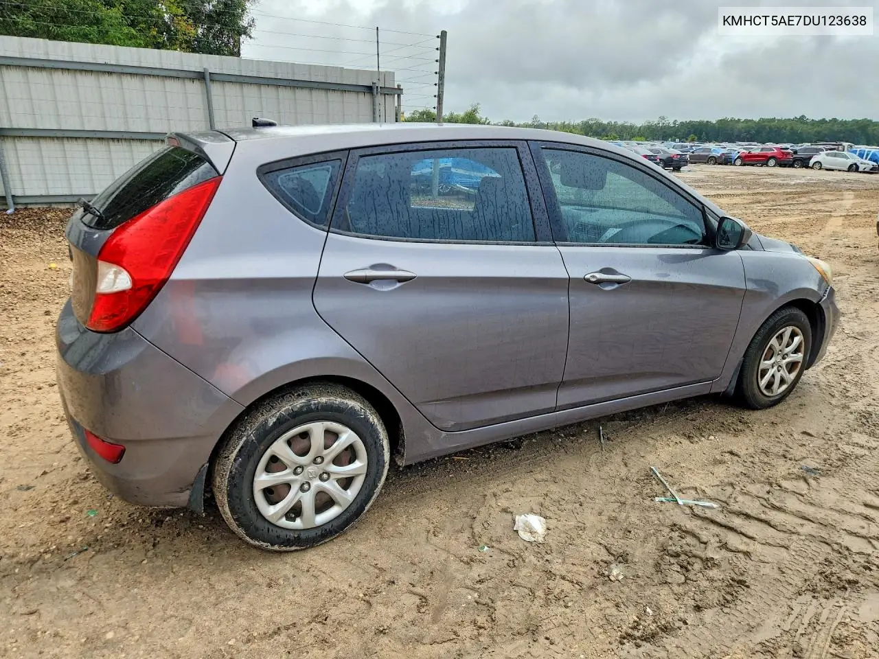 2013 Hyundai Accent Gs VIN: KMHCT5AE7DU123638 Lot: 62027586