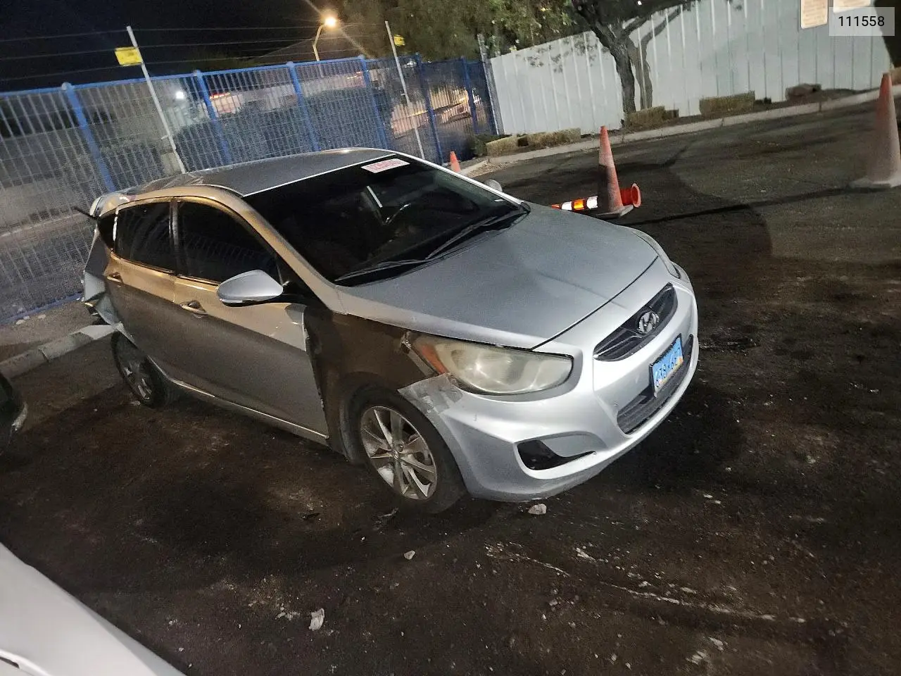 2013 Hyundai Accent Gls VIN: 111558 Lot: 62354546